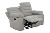 Wilbur 2 Seater Manual Recliner Grey
