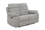 Wilbur 2 Seater Manual Recliner Grey