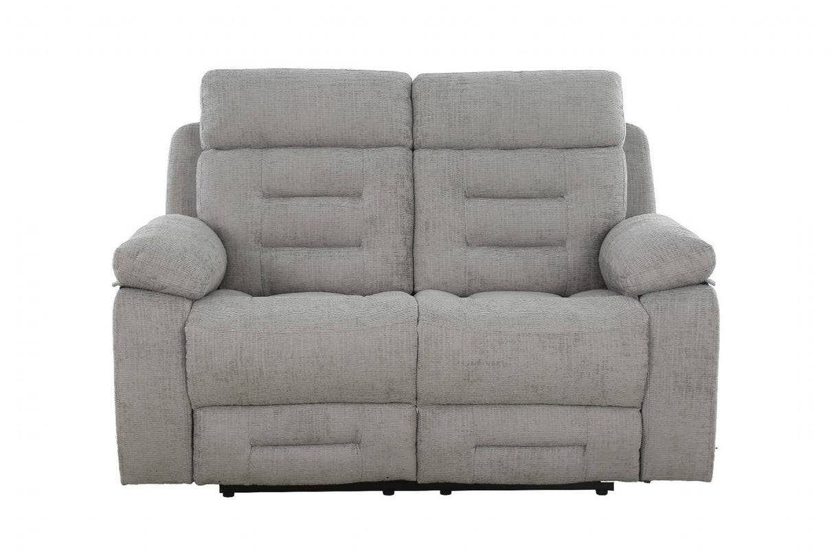 Wilbur 2 Seater Manual Recliner Grey
