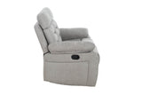 Wilbur 2 Seater Manual Recliner Grey