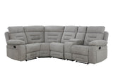 Wilbur Corner Group Manual Recliner Grey