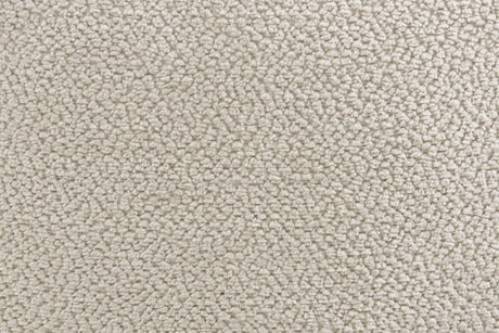 Beige Fabric Swivel Dining Chair with Powder Coated Legs