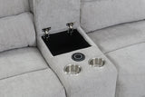 Eloise Console Sectional Grey