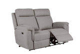 Bowie 2 Seater Electric Recliner Grey