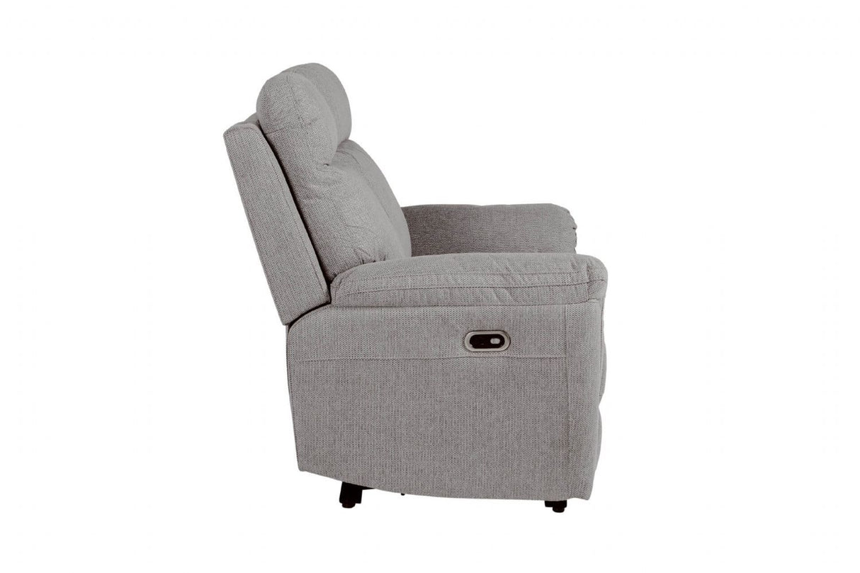 Bowie 2 Seater Electric Recliner Grey