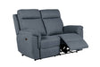 Bowie 2 Seater Electric Recliner Azul