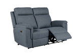 Bowie 2 Seater Electric Recliner Azul