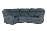 Bowie Corner Group Electric Recliner Azul (4pcs)