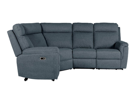 Bowie Corner Group Electric Recliner Azul (4pcs)