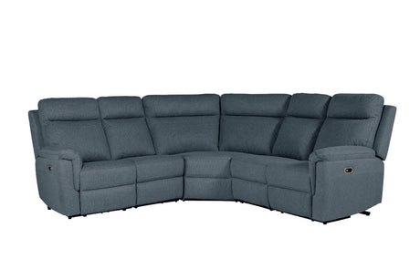 Bowie Corner Group Electric Recliner Azul (4pcs)