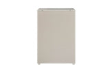 Grey Gloss Finish Wooden 4 Drawer Tall Chest Open Top