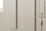 Grey Gloss Finish Wooden 6 Drawer Dressing Chest