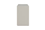 Grey Gloss Finish Wooden Chest of 3 Drawers