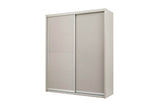Grey Gloss Finish Large Modern Sliding Wardrobe