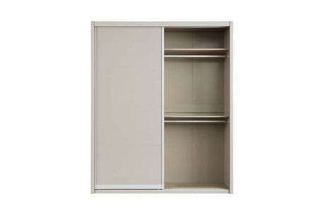 Grey Gloss Finish Large Modern Sliding Wardrobe