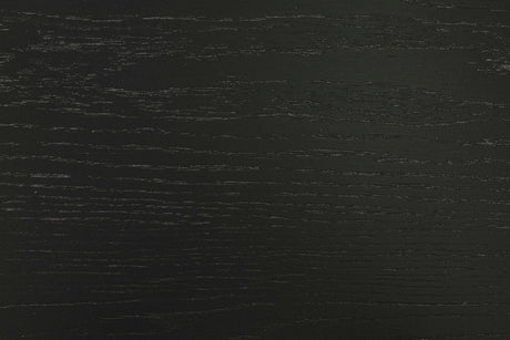 Black Wood Small Rectangular Dining Table 120cm