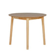 Natural Oak Wooden Small 90cm Round Dining Table