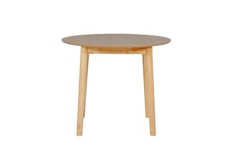 Natural Oak Wooden Small 90cm Round Dining Table