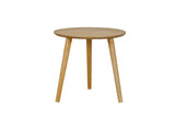Doolin Round Natural Oak Lamp Table