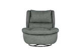 Sage Green Fabric Electric Reclining Swivel Glider Chair
