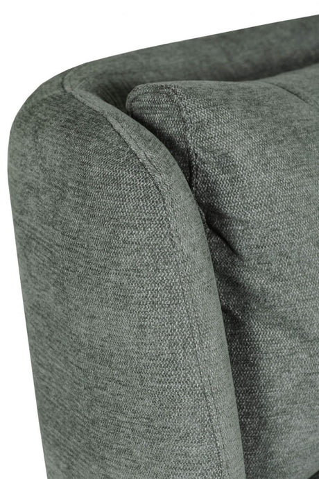 Sage Green Fabric Electric Reclining Swivel Glider Chair