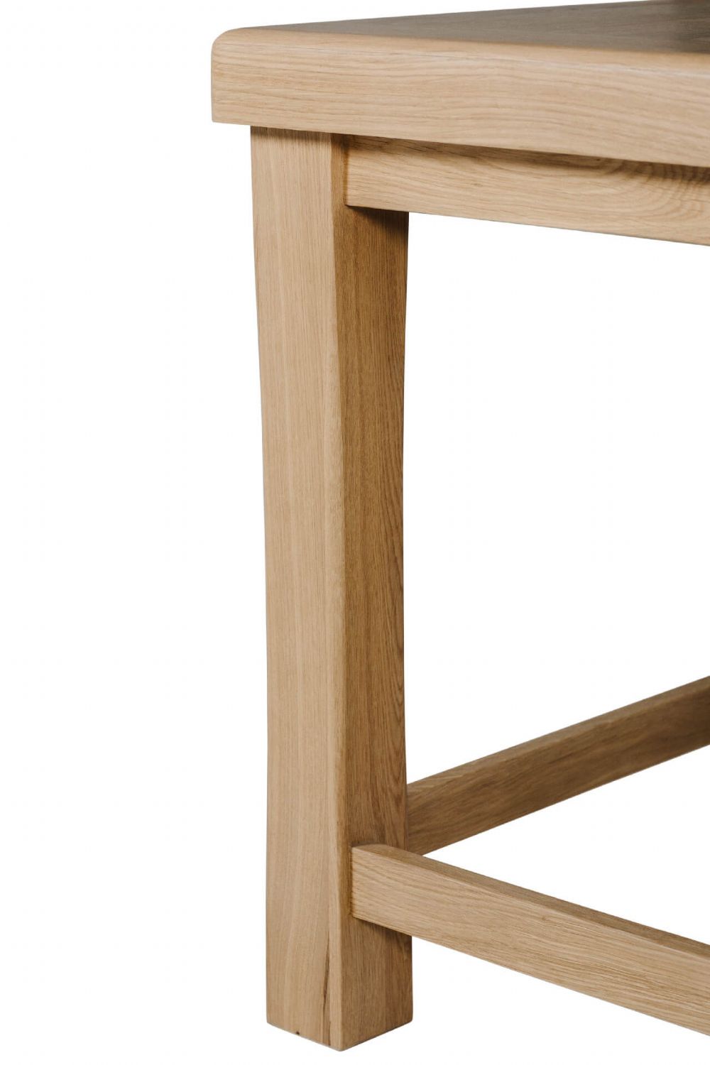 Natural Oak Traditional Nest of Side Tables