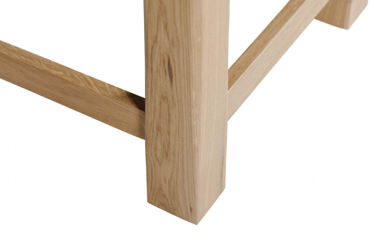 Natural Oak Traditional Nest of Side Tables