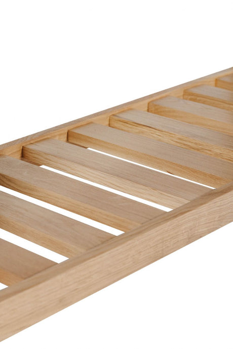 Natural Oak 3 Drawer Traditional Console Table with Shelf