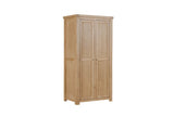 Traditional Oak 2 Door Double Wardrobe
