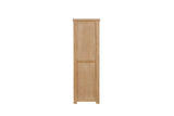 Traditional Oak 2 Door Double Wardrobe