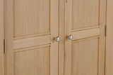 Traditional Oak 2 Door Double Wardrobe