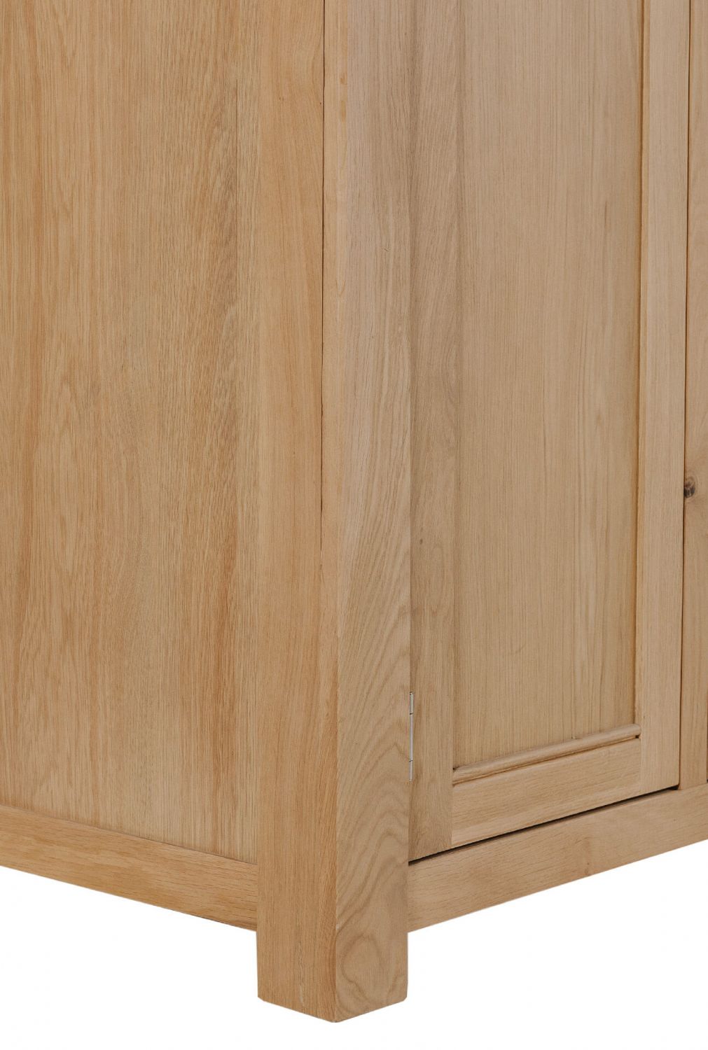 Traditional Oak 2 Door Double Wardrobe
