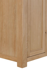 Traditional Oak 2 Door Double Wardrobe