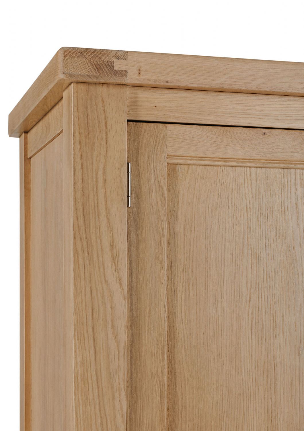 Traditional Oak 2 Door Double Wardrobe