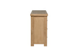 Natural Oak Wide Dressing Chest of 6 Drawers