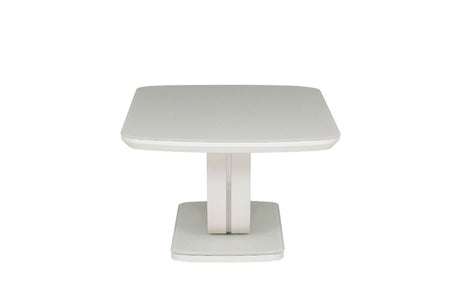 Putty Coffee Table with Tempered Glass Top