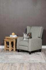 Natural Oak Traditional Nest of Side Tables