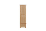 Oak Large 3 Door Triple Wardrobe with 3 Drawers