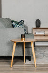 Doolin Round Natural Oak Lamp Table