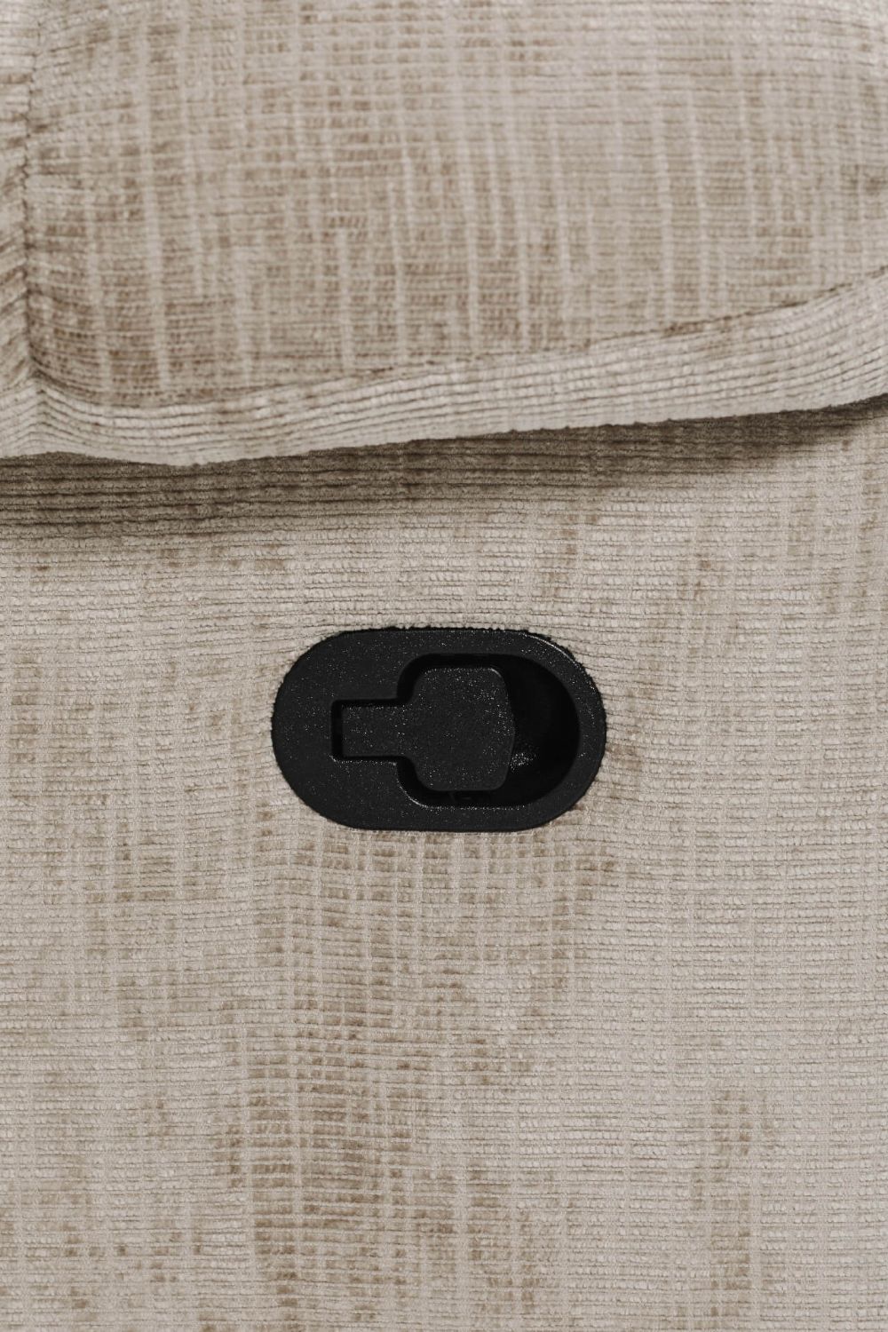 Latte Textured Fabric Glider Swivel Recliner Chair