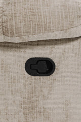 Latte Textured Fabric Glider Swivel Recliner Chair