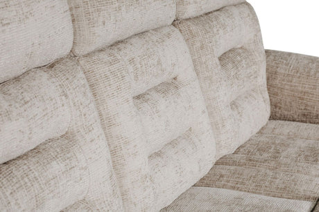 Wilbur 3 Seater Manual Recliner Latte