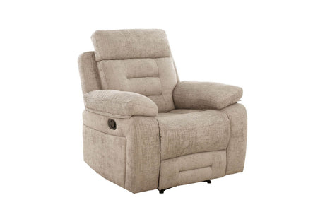 Wilbur 1 Seater Manual Recliner Latte