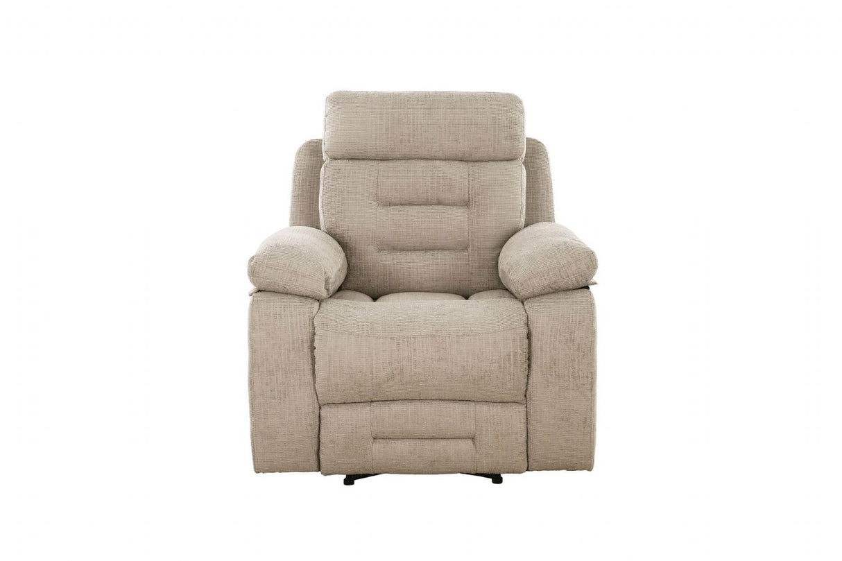 Wilbur 1 Seater Manual Recliner Latte
