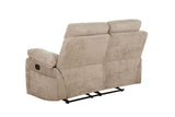 Wilbur 2 Seater Manual Recliner Latte