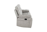 Wilbur 3 Seater Manual Recliner Grey