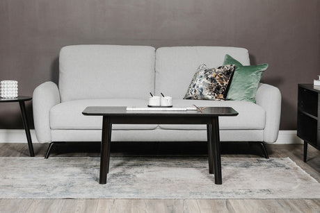 Oatmeal Fabric 3 Seater Standard Back Sofa