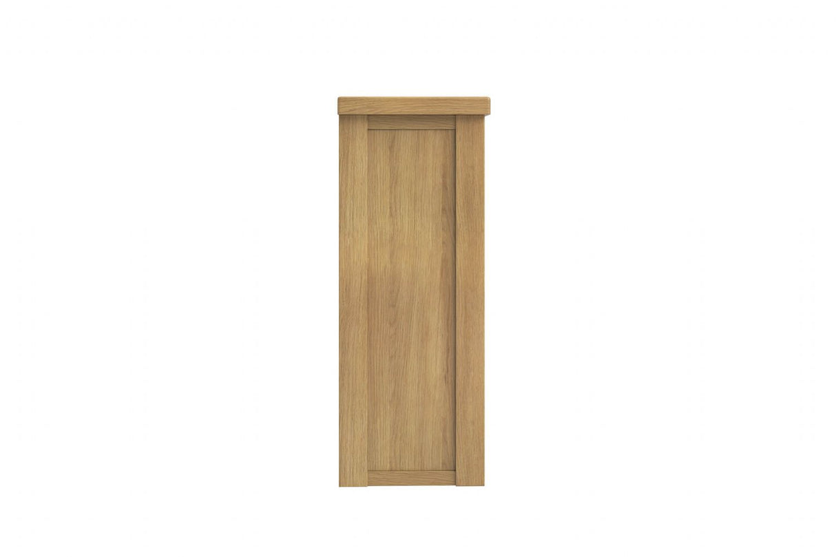 Natural Oak 2 Door Larder Hutch Display Top