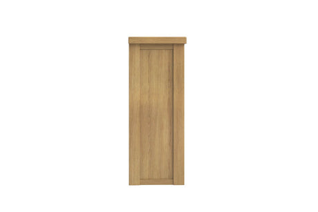 Natural Oak 2 Door Larder Hutch Display Top