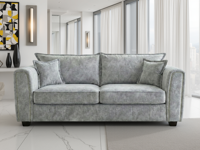 Serena Sofa Grey 3 Seater - Ready2Go Furniture